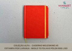 CADERNO MOLESKINE A5 - COLEÇÃO ALFA - PRONTA ENTREGA - loja online