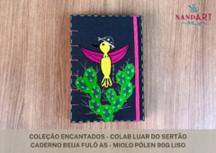 COLEÇÃO ENCANTADOS - CADERNO COSTURA COPTA A5 - Nandart