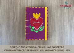 COLEÇÃO ENCANTADOS - CADERNO COSTURA COPTA A6