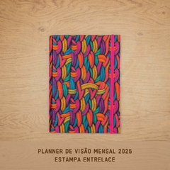 PLANNER VISÃO MENSAL 2025 - PRONTA ENTREGA