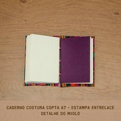 CADERNO COSTURA COPTA A7 - COLEÇÃO PLANNERS 2025 - comprar online