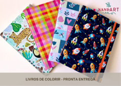 COMBO - LIVRO DE COLORIR + CARTELA DE ADESIVOS - PRONTA ENTREGA - comprar online