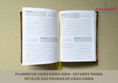 PLANNER VISÃO DIÁRIA 2024 - PRONTA ENTREGA - Nandart