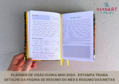 Imagem do PLANNER VISÃO DIÁRIA MINI 2025