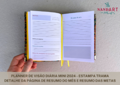 Imagem do PLANNER VISÃO DIÁRIA MINI 2025 - PRONTA ENTREGA