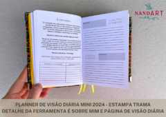 PLANNER VISÃO DIÁRIA MINI 2025 - PRONTA ENTREGA - loja online