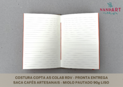 Imagem do CADERNO COSTURA COPTA A5 - COLAB RDV - PRONTA ENTREGA