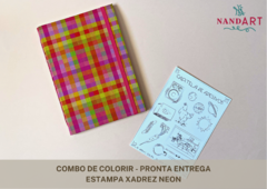 COMBO - LIVRO DE COLORIR + CARTELA DE ADESIVOS - PRONTA ENTREGA na internet