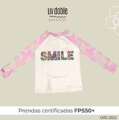 REMERA SMILE MANGA LARGA