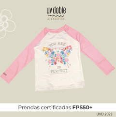 REMERA BUTTERFLY MANGA LARGA