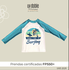 REMERA SURFING MANGA LARGA