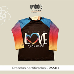 REMERA LOVE MANGA LARGA