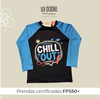 REMERA CHILL OUT MANGA LARGA