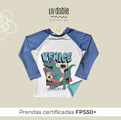 REMERA DINO SURF MANGA LARGA