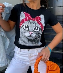 T-shirt gatinho - comprar online