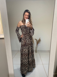 Vestido Onça - comprar online