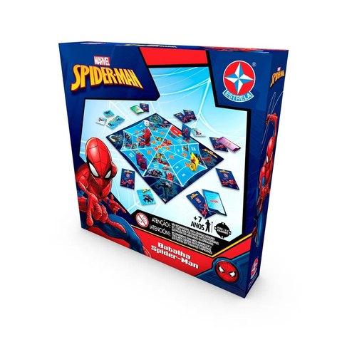 Jogo De Tabuleiro Batalha Spiderman Estrela - Jogos de Tabuleiro