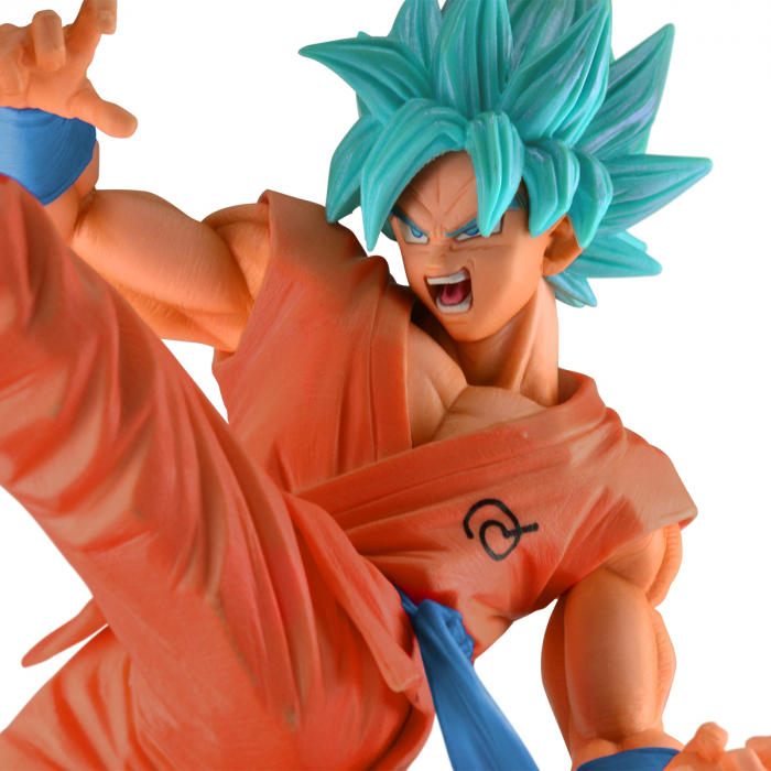 Goku Super Sayajin Blue Deus Azul Dragon Ball Blocos Boneco