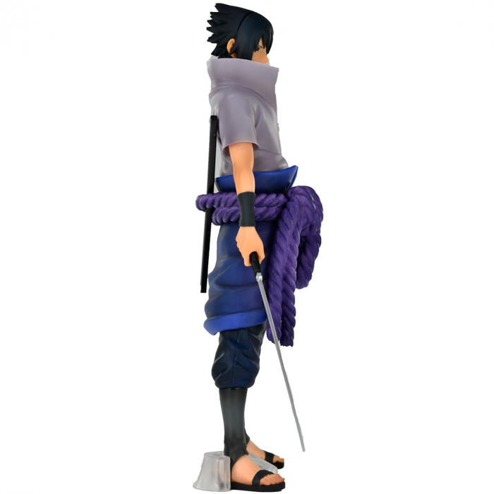 Boneco Naruto Shippudem Sasuke Uchiha Clássico Colecionável