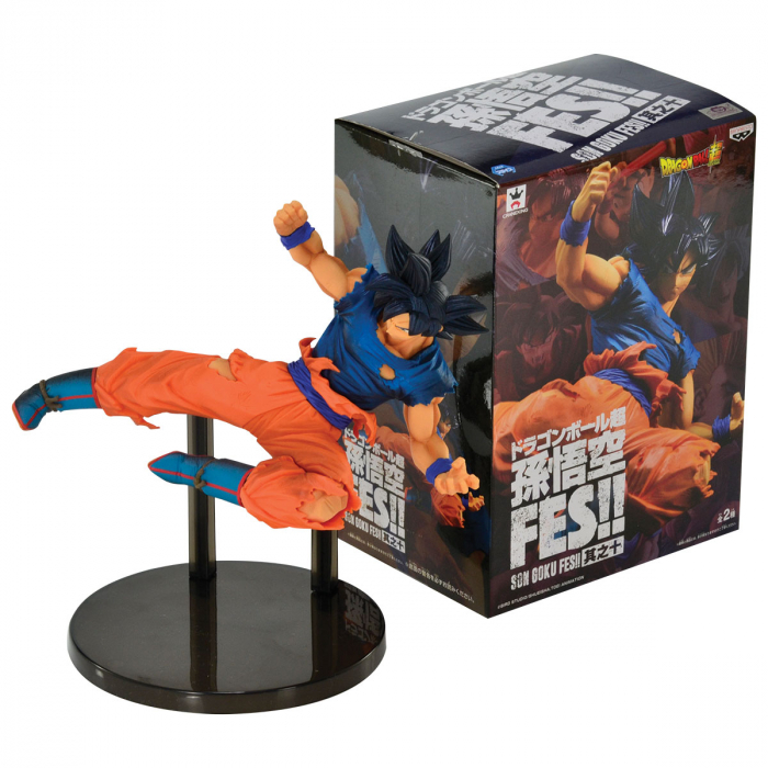 Boneco Dragon Ball Super Goku Instinto Superior fes Vol 10 Bandai