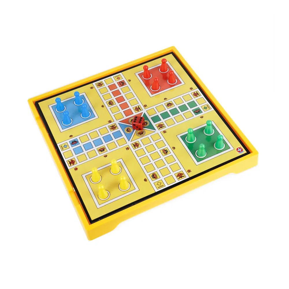 Jogo De Tabuleiro 2 Em 1 Ludo E Sobe E Desce Infantil