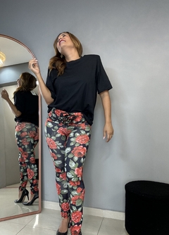 Calça legging floral