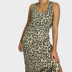 Vestido Longo Animal Print NOVO - Morena Rosa - comprar online