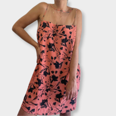 Vestido Coral em Seda - Animale