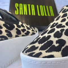 Slip On Animal Print NOVO - Santa Lolla - Fridaria Second Hand Store