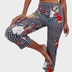 Calça Vichy Floral - Zara - comprar online