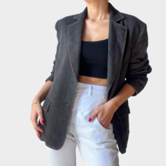 Blazer Jeans Grafite - Ted Lapidus - comprar online