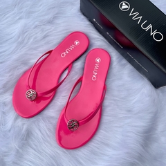 Rasteira Pink NOVO - Via Uno - comprar online