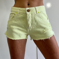 Short Jeans Amarelo - Bobstore