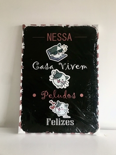 Quadro Peludos Felizes NOVO