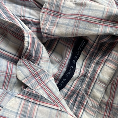 Camisa Xadrez Azul - Zara - Fridaria Second Hand Store