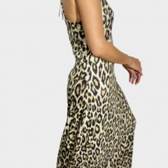 Vestido Longo Animal Print NOVO - Morena Rosa - Fridaria Second Hand Store