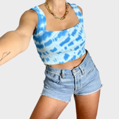 Cropped TieDye NOVO - Animale