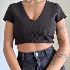 Cropped Preto - Chamelle