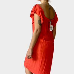 Vestido Midi Laranja NOVO - Colcci - comprar online