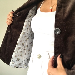 Blazer de veludo - Marfinno - Fridaria Second Hand Store