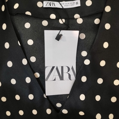 Vestido longo Poá NOVO - Zara na internet