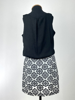 VESTIDO PRETO E BRANCO - CORTELLE - loja online