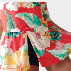 Camisa Flora Vermelha - FARM - comprar online