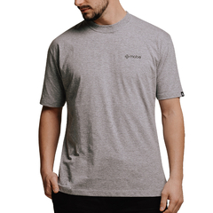 Camiseta Masculina Básica Mabe Cinza Mescla - loja online