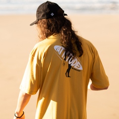 Camiseta Masculina Surfer Mabe Amarelo Mostarda na internet