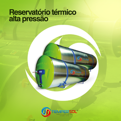 Reservatório Térmico 800 litros Alta Pressão Aço 444 - comprar online