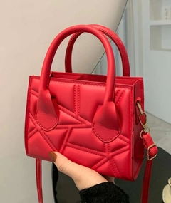 Bolsa de ombro estilo burguesa/Alça/Collor/ Usebasha/Feminina/Fashion/Vermelho/Pequena/Moda na internet