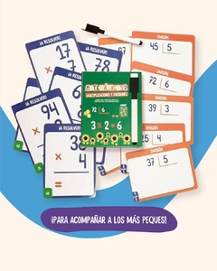 JUEGO DE CARTAS / MATEMATICAS 1 Y MATEMATICAS 2 / CARTAS EDUCAR - PICCOLI