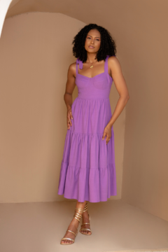 Vestido Pétala - Roxo na internet