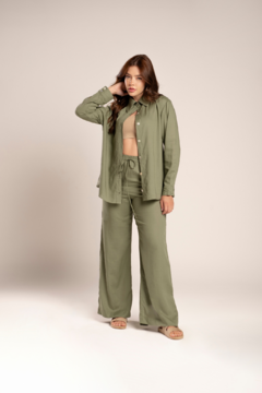 Camisa Sarah - Verde Militar